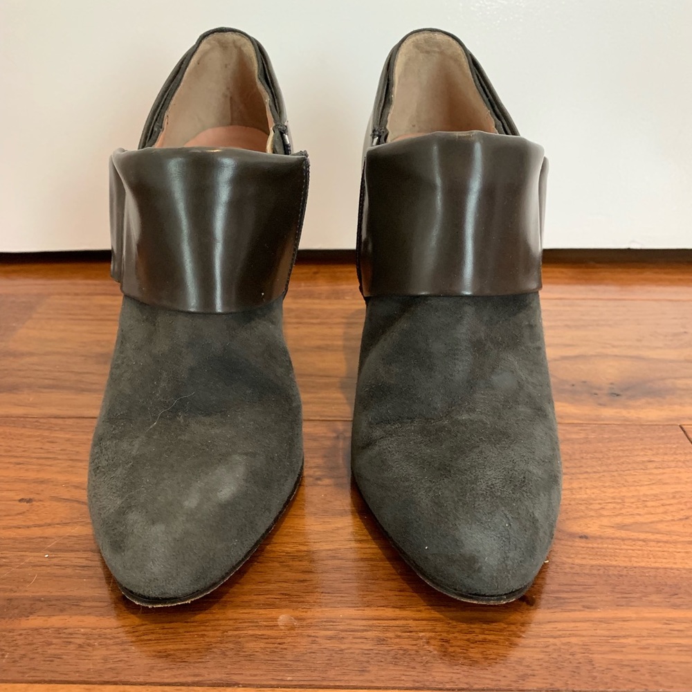 Nanette Lepore leather booties.